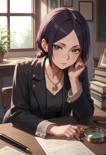 kino_no_tabi,kino_(kino_no_tabi),detective  - AI generated anime art