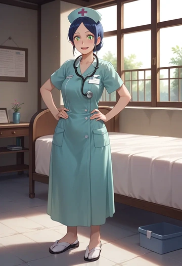 kino_no_tabi,kino_(kino_no_tabi),nurse  - AI generated anime art