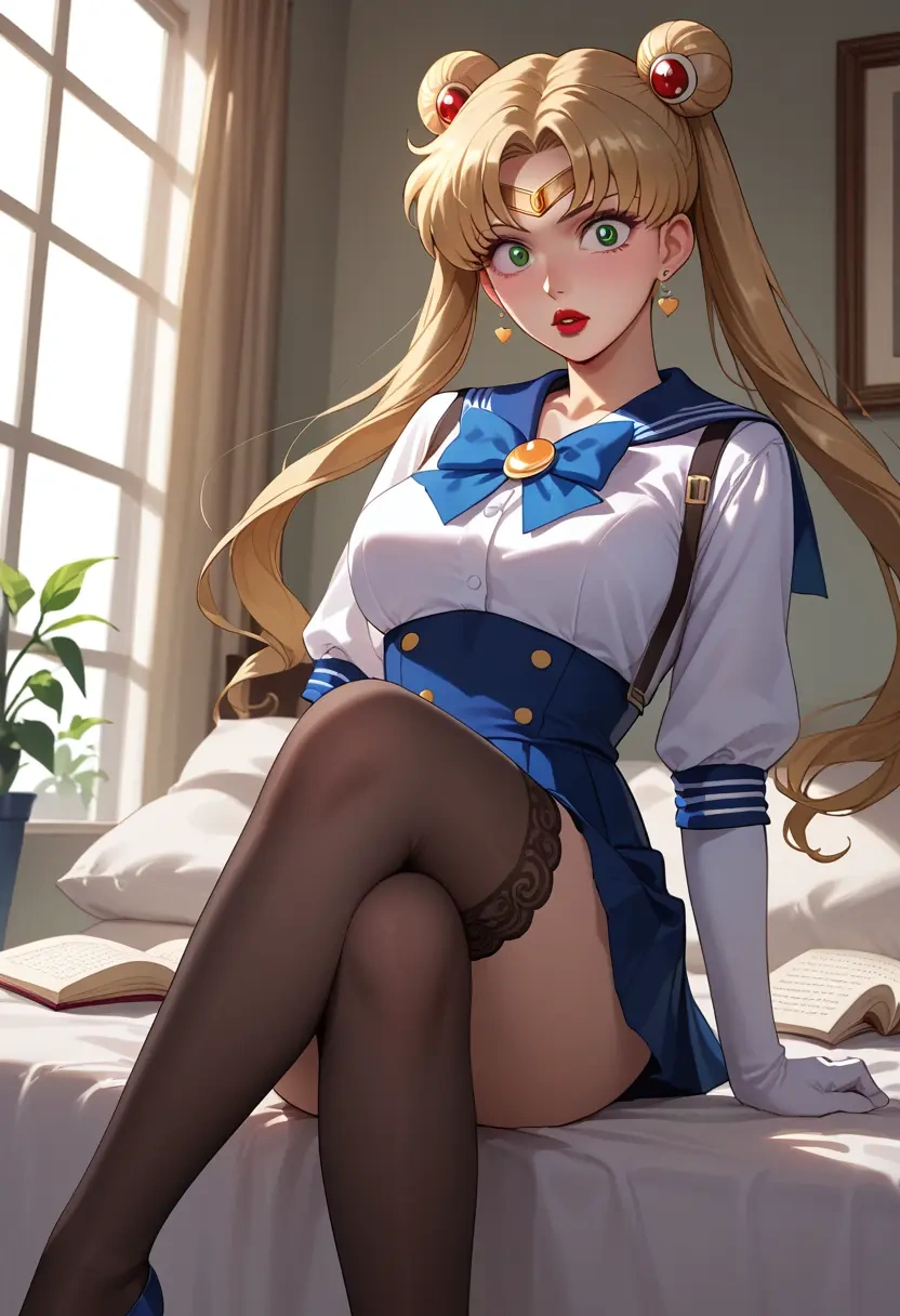 bishoujo_senshi_sailor_moon,kino_makoto,secretary,stockings  - 