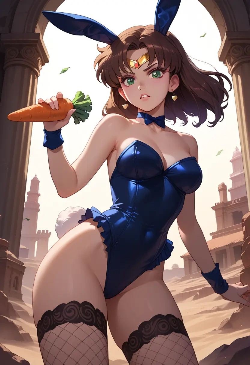 bishoujo_senshi_sailor_moon,kino_makoto,bunny girl, sexy,stockings  - 