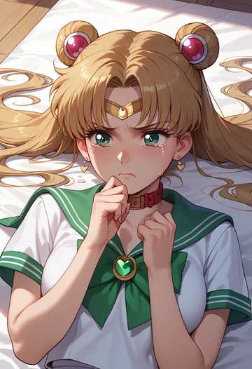 bishoujo_senshi_sailor_moon,kino_makoto,polo shirt,tennis skirt  - AI generated anime art