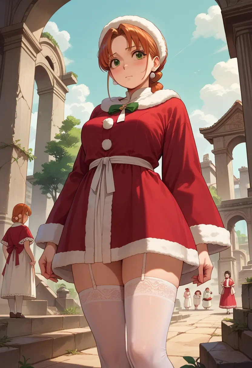 cardcaptor_sakura,kinomoto_sakura,Christmas,sexy, stockings,  - 