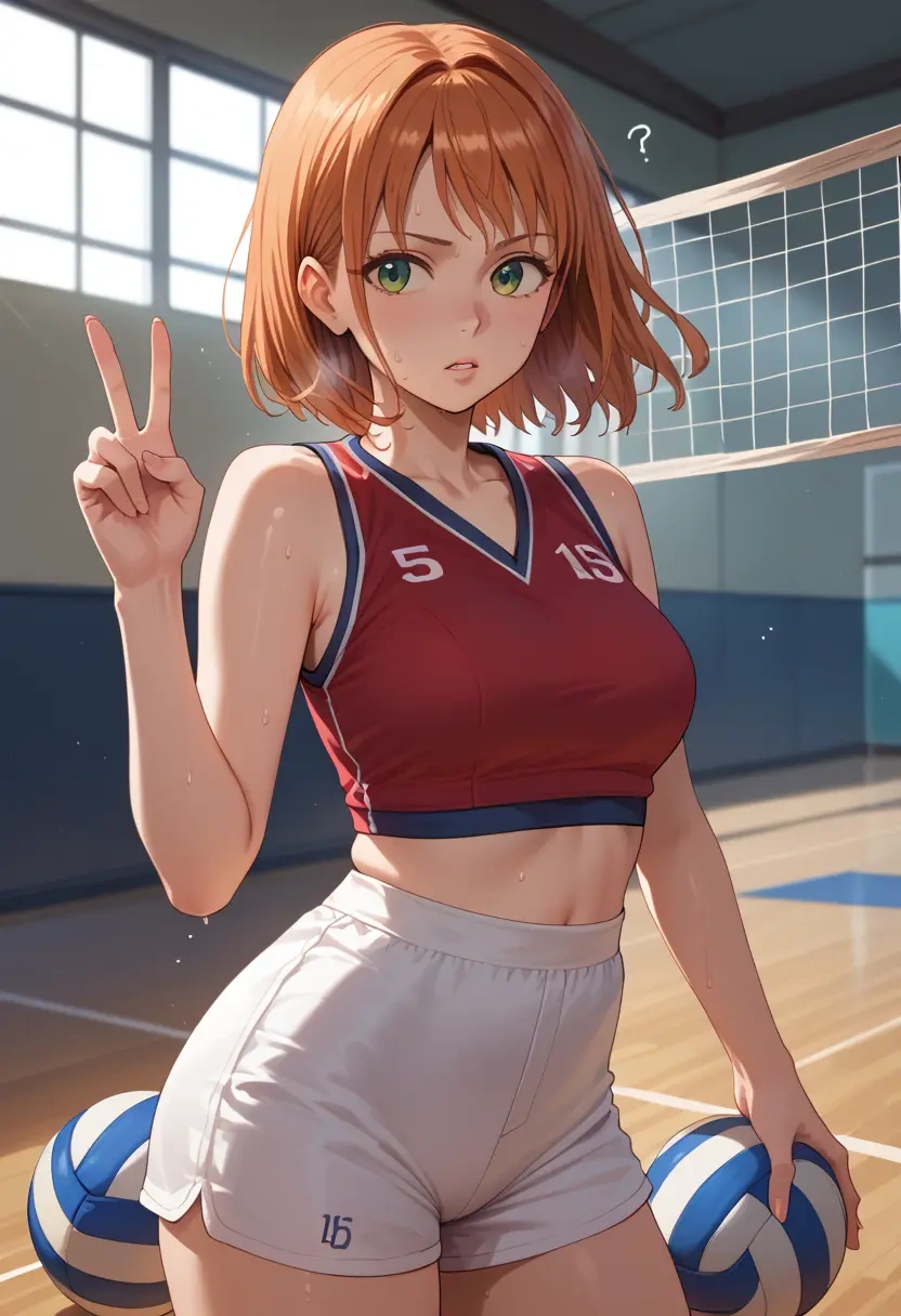 cardcaptor_sakura,kinomoto_sakura,volleyball uniform  - 