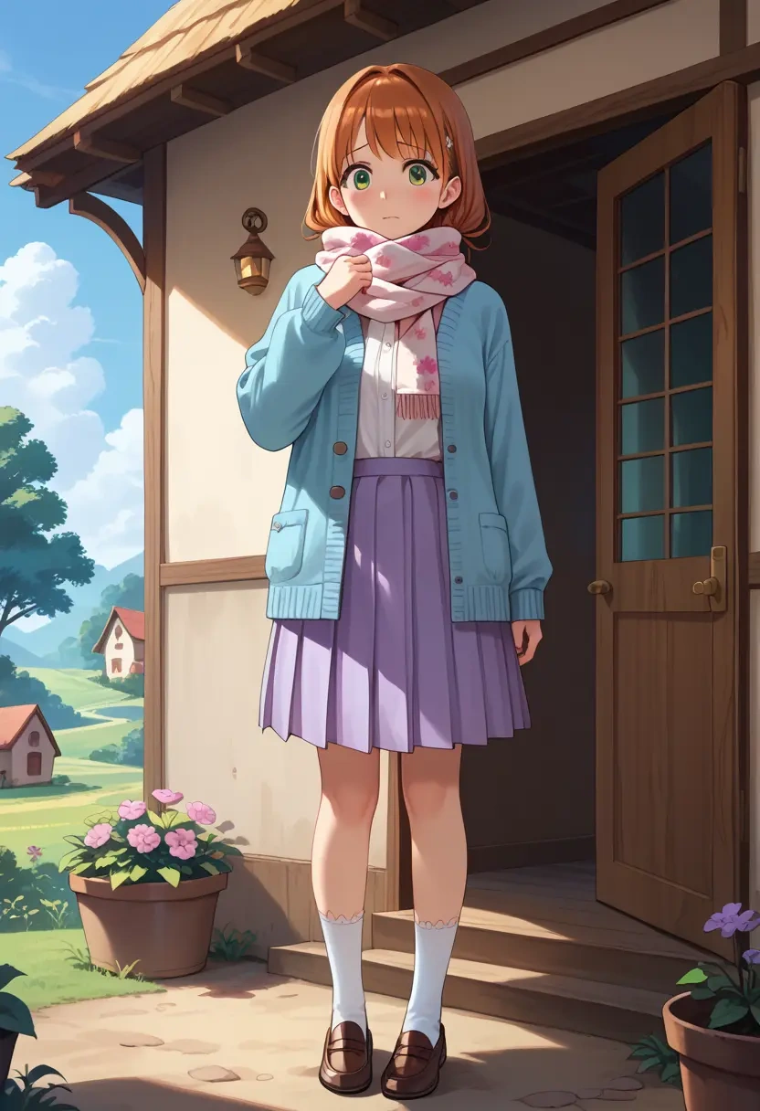 cardcaptor_sakura,kinomoto_sakura,spring,student uniform,cardigan  - 