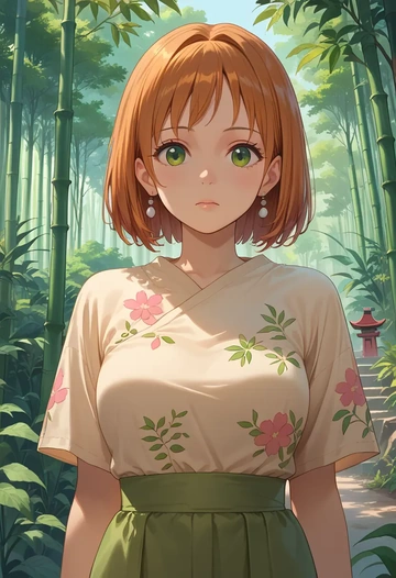 cardcaptor_sakura,kinomoto_sakura,silk graffiti shirt,dolphin shorts  - AI generated anime art