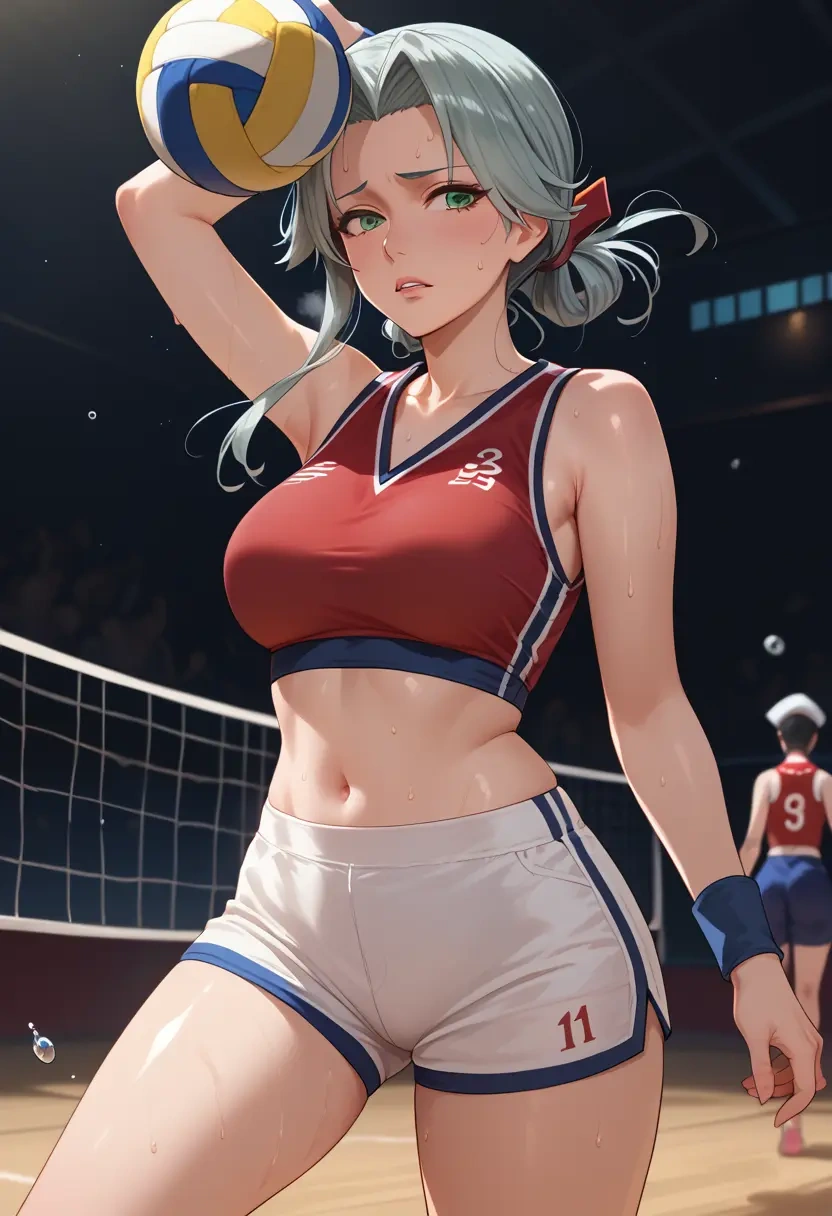 kantai_collection,kinugasa_(kancolle),volleyball uniform  - 