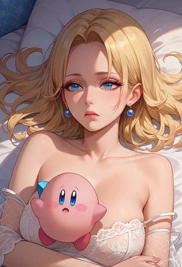 kirby_(series),kirby,sleeveless top,bike shorts  - AI generated anime art