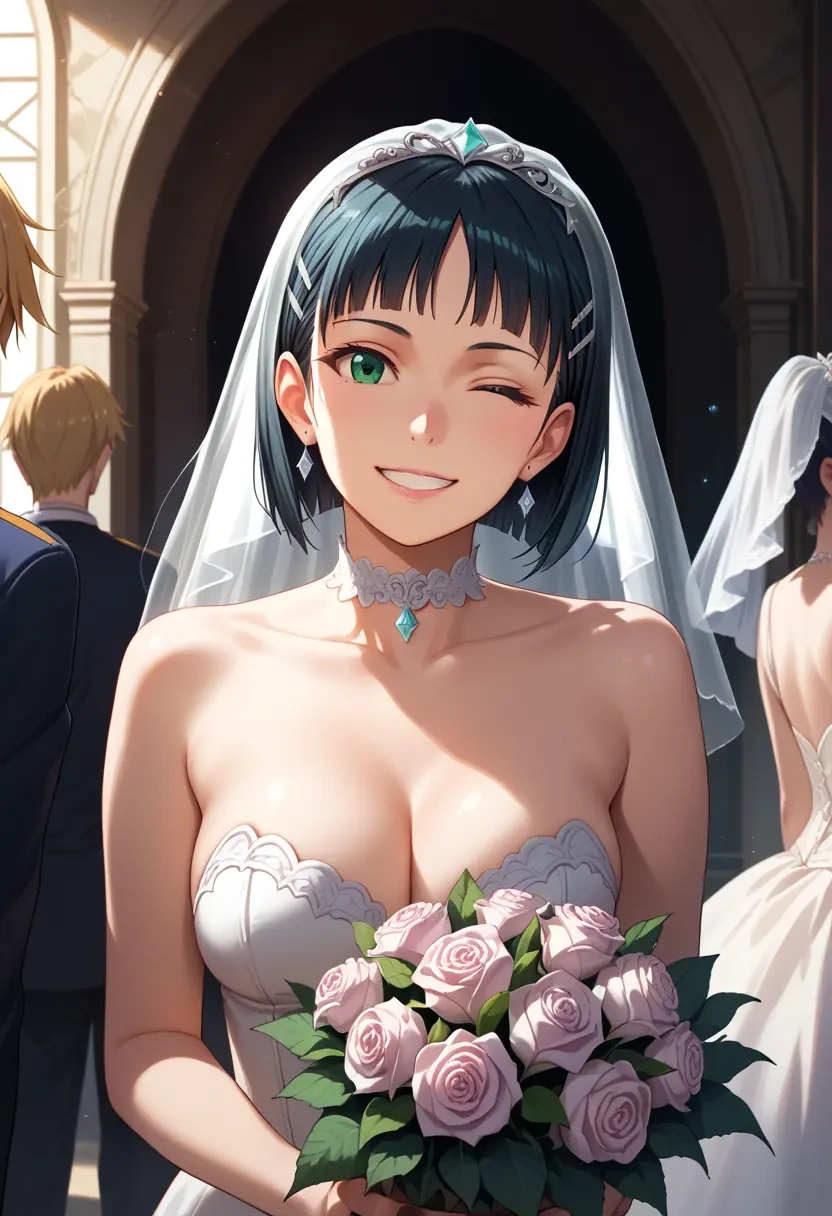 sword_art_online,kirigaya_suguha,wedding  - 