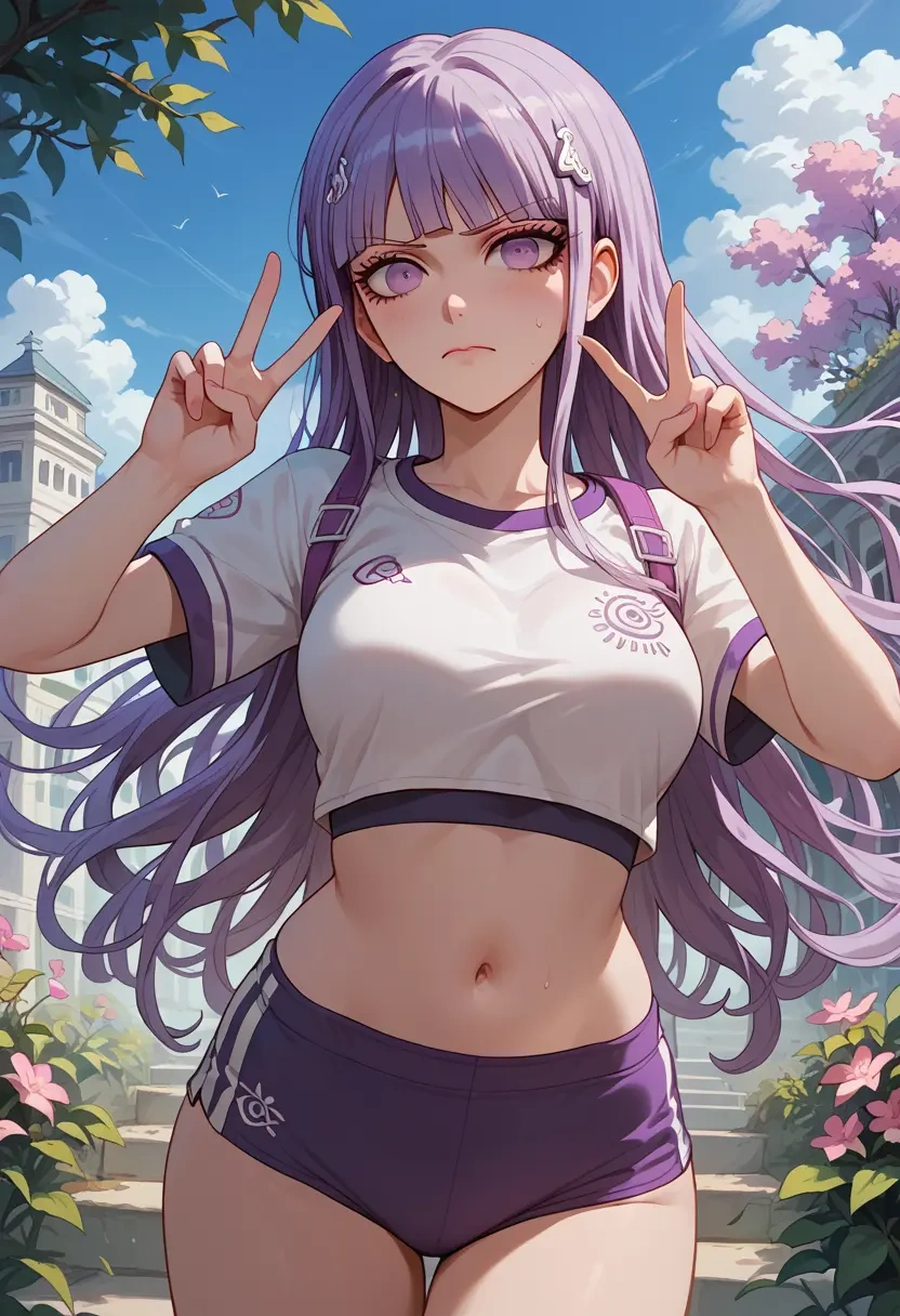 danganronpa_(series),kirigiri_kyoko,tankini top,board shorts  - 