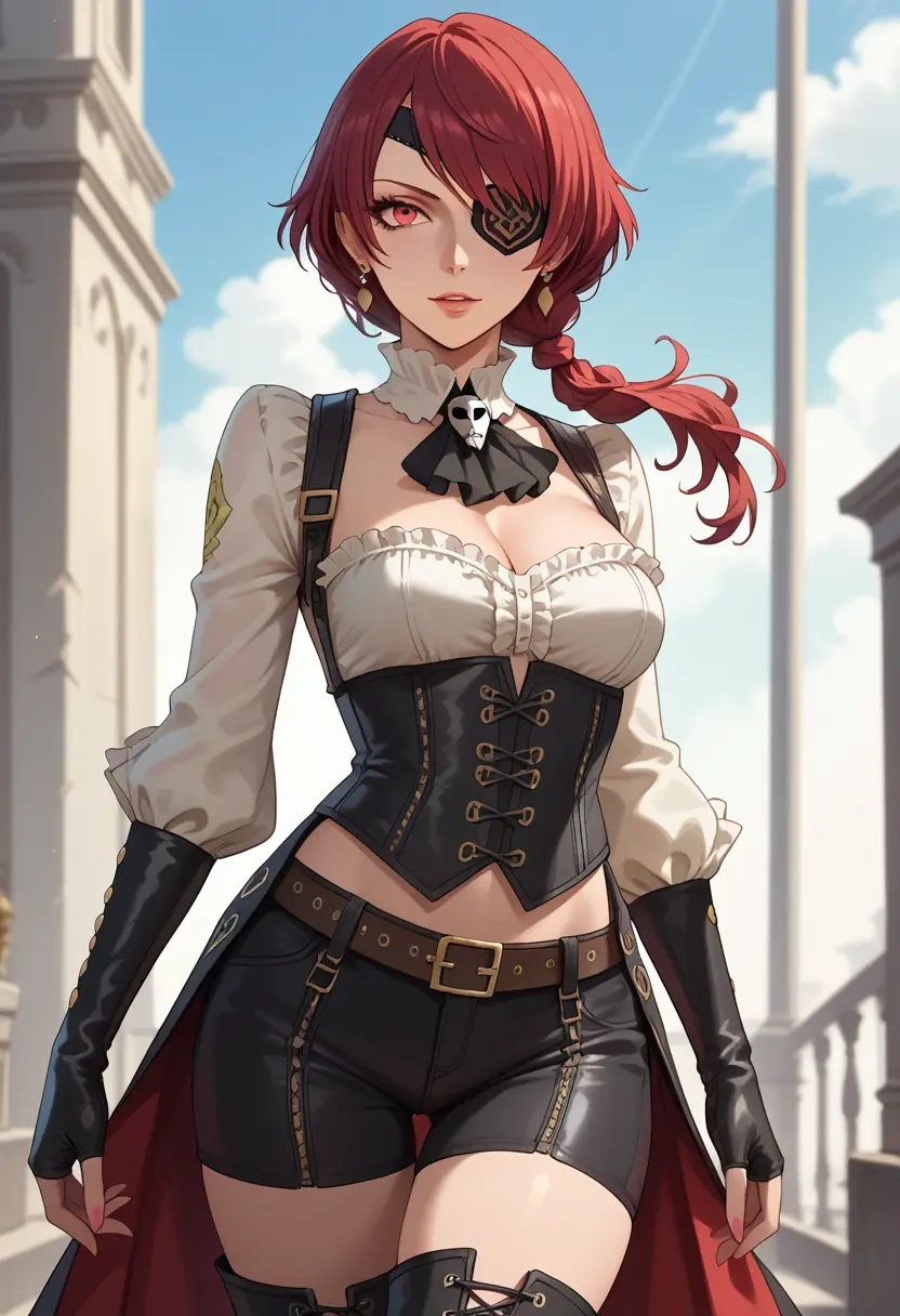 persona,kirijou_mitsuru,pirate  - 