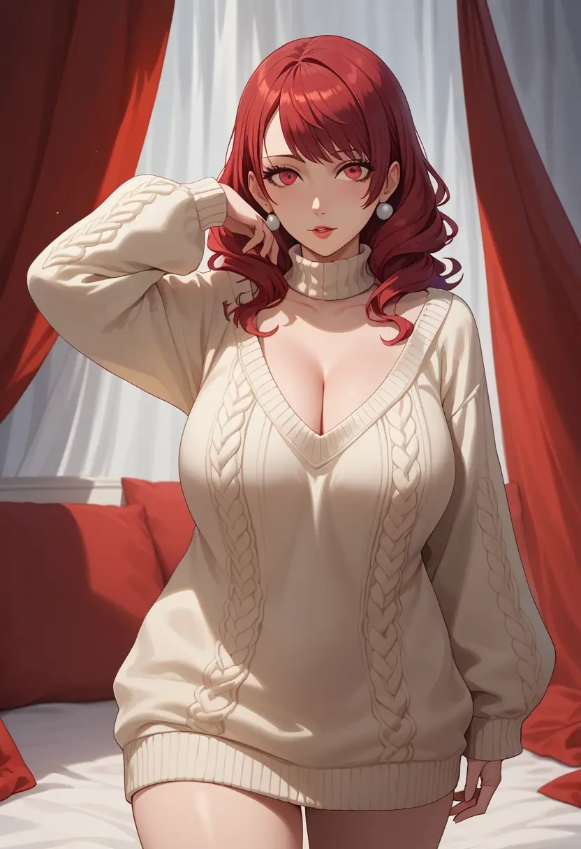 persona,kirijou_mitsuru,sweater  - 