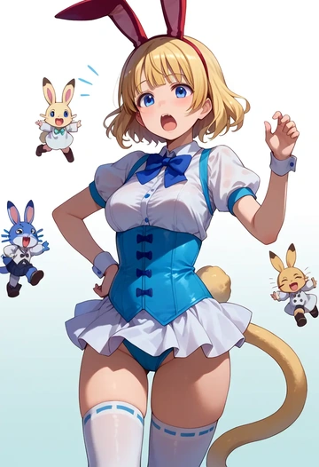 gochuumon_wa_usagi_desu_ka?,kirima_syaro,bunny girl  - AI generated anime art