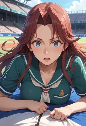 kantai_collection,kirishima_(kancolle),athletic  - AI generated anime art