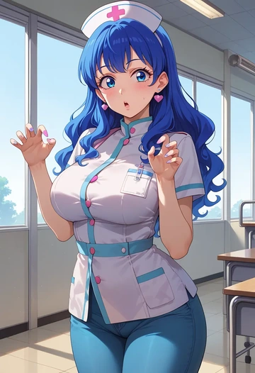 aikatsu!_(series),kiriya_aoi,nurse  - AI generated anime art