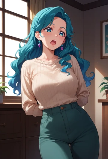 aikatsu!_(series),kiriya_aoi,sweater  - AI generated anime art