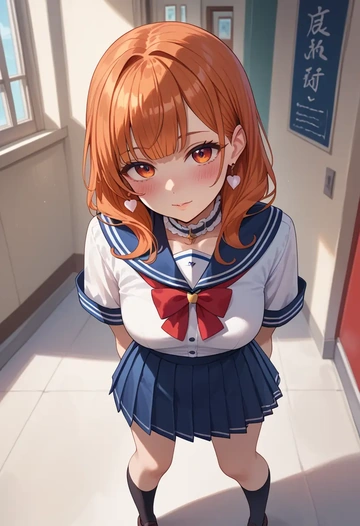 hololive,kiryu_coco,sailor, uniform  - AI generated anime art