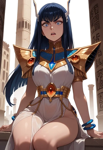 kill_la_kill,kiryuuin_satsuki,Egyptian  - AI generated anime art