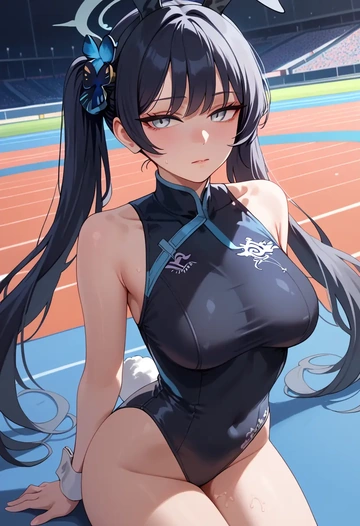 blue_archive,kisaki_(blue_archive),bunny girl, sexy  - AI generated anime art