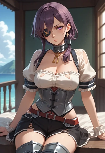 kantai_collection,kisaragi_(kancolle),pirate  - AI generated anime art