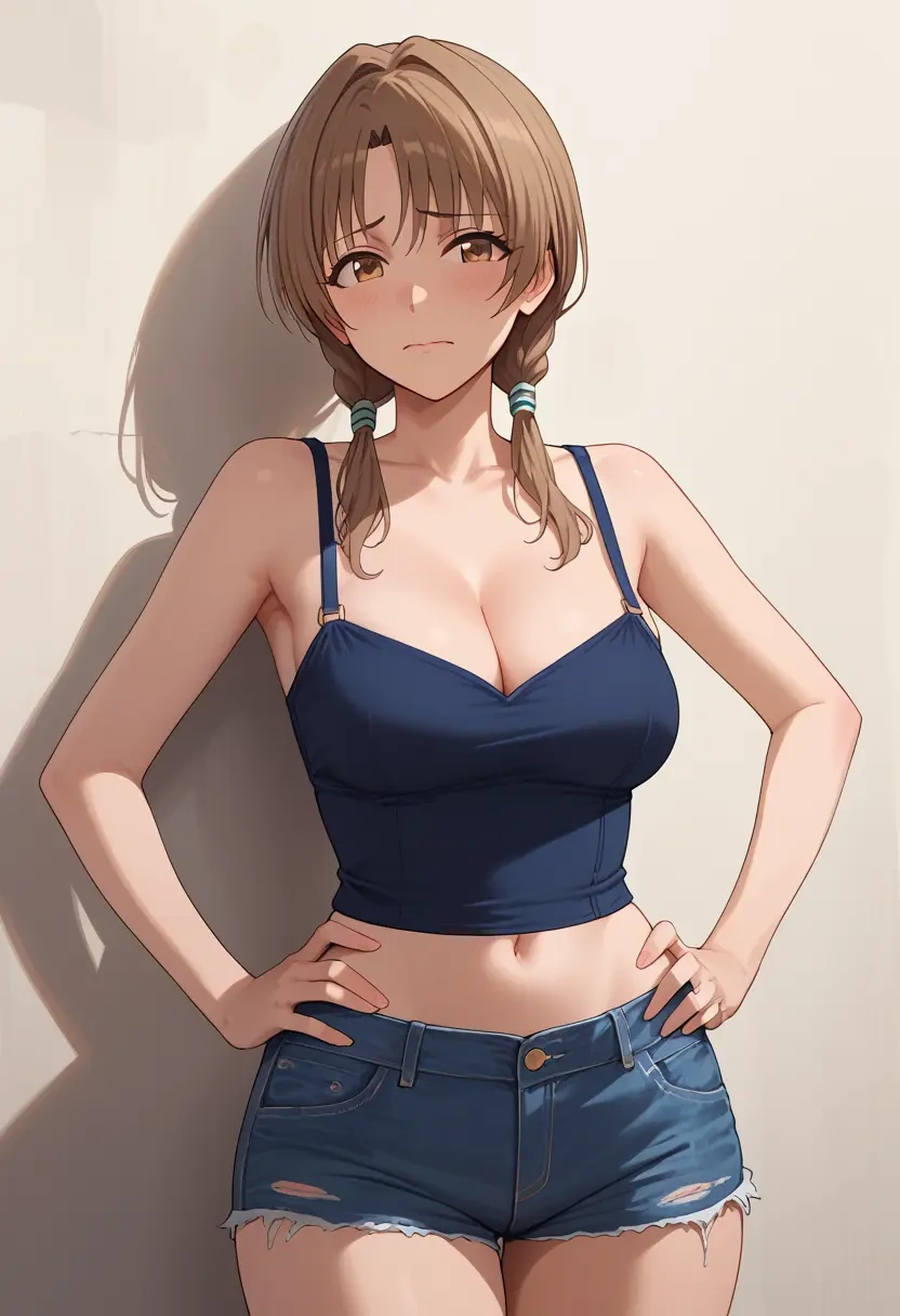 idolmaster,kisaragi_chihaya,shorts,sexy  - 