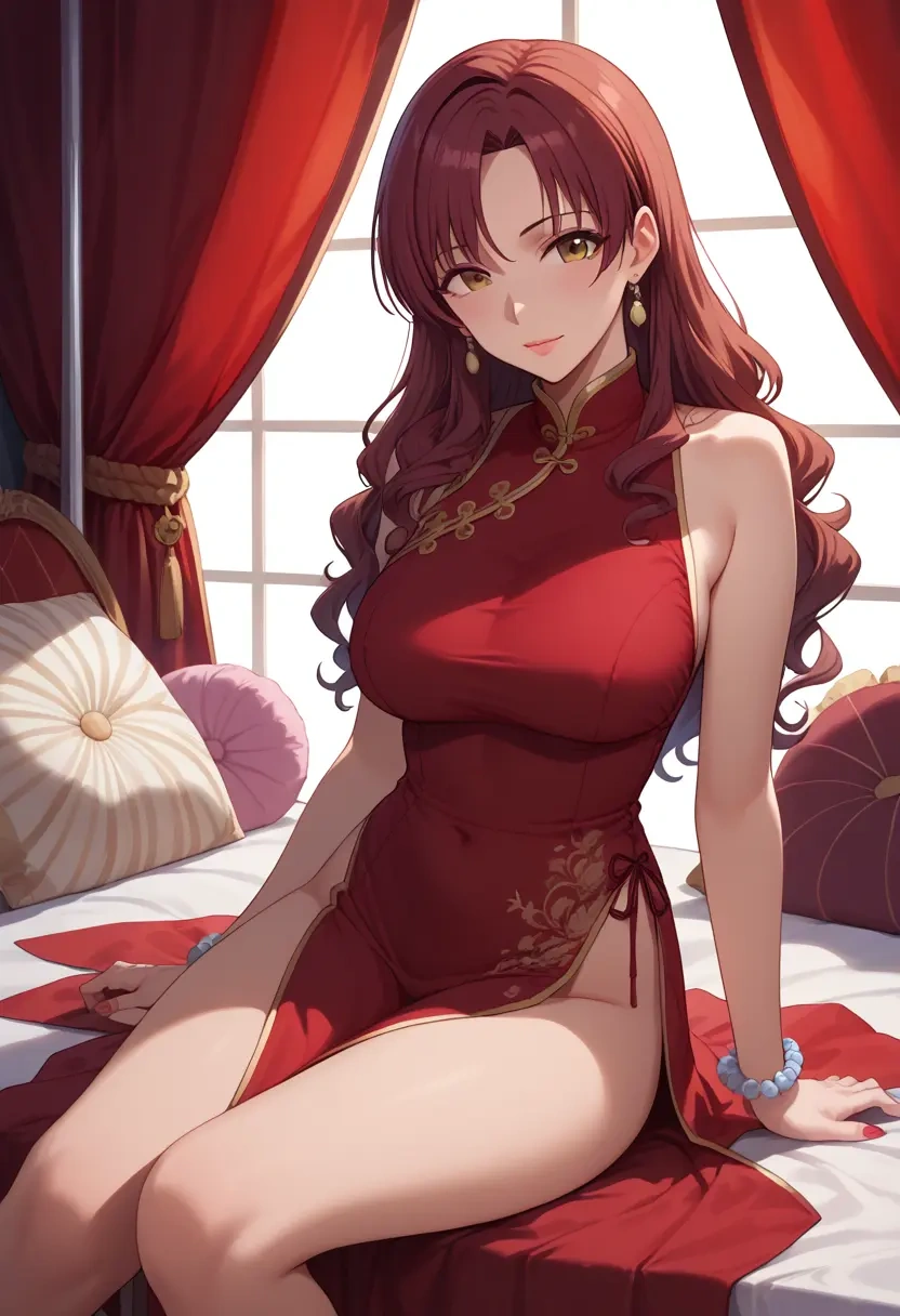 idolmaster,kisaragi_chihaya,qipao  - 