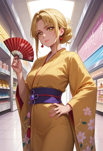 precure,kise_yayoi,kimono  - AI generated anime art