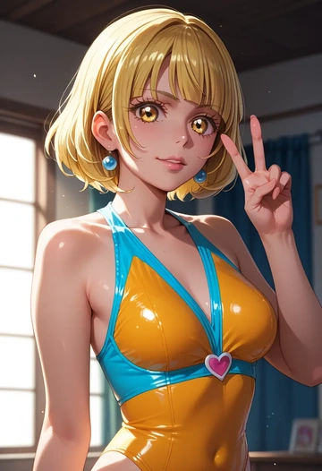 precure,kise_yayoi,swimsuit,sexy  - AI generated anime art