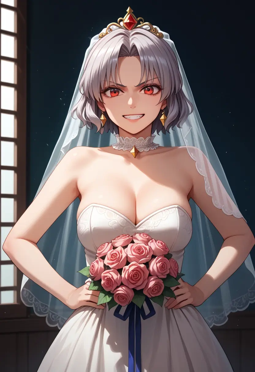 touhou,kishin_sagume,wedding  - 