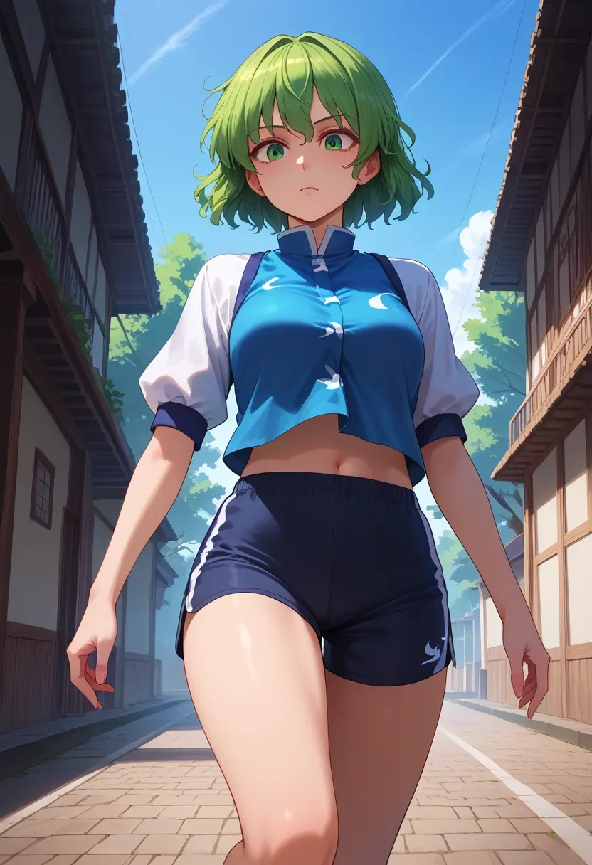 touhou,kisume,athletic,shorts,sexy  - 