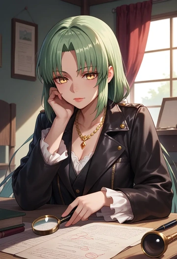 fate_(series),kiyohime_(fate),detective  - AI generated anime art