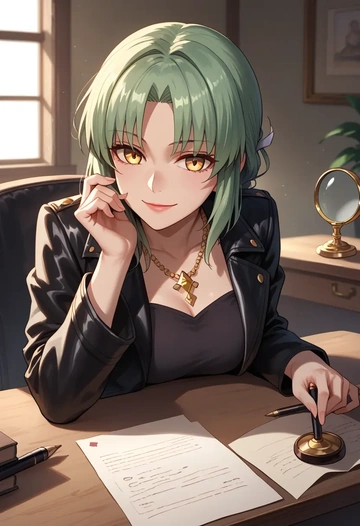 fate_(series),kiyohime_(fate),detective  - AI generated anime art