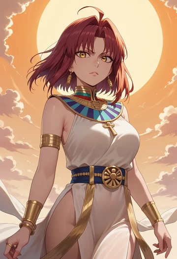 tsukihime,kohaku_(tsukihime),Egyptian  - AI generated anime art