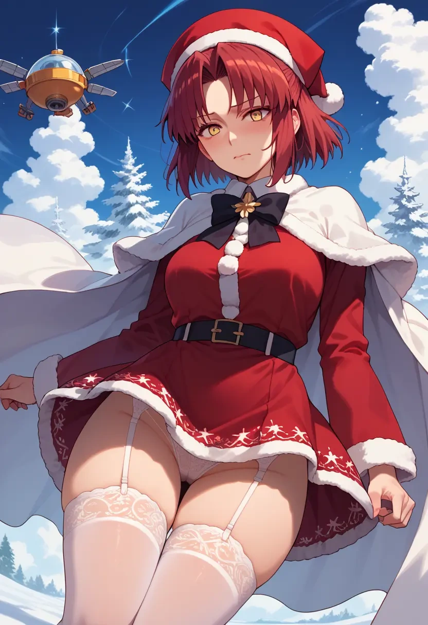 tsukihime,kohaku_(tsukihime),Christmas,sexy, stockings,  - 