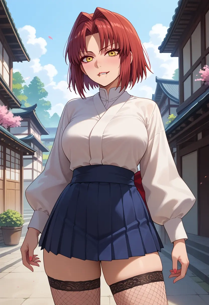 tsukihime,kohaku_(tsukihime),mini skirt, stockings  - 