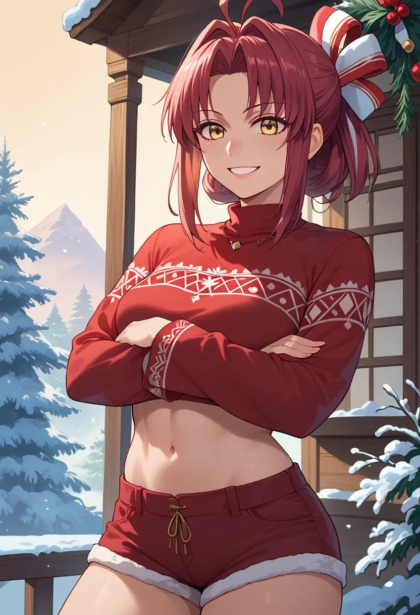 tsukihime,kohaku_(tsukihime),red velvet shorts  - 