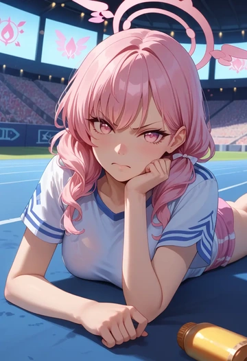 blue_archive,koharu_(blue_archive),athletic  - AI generated anime art