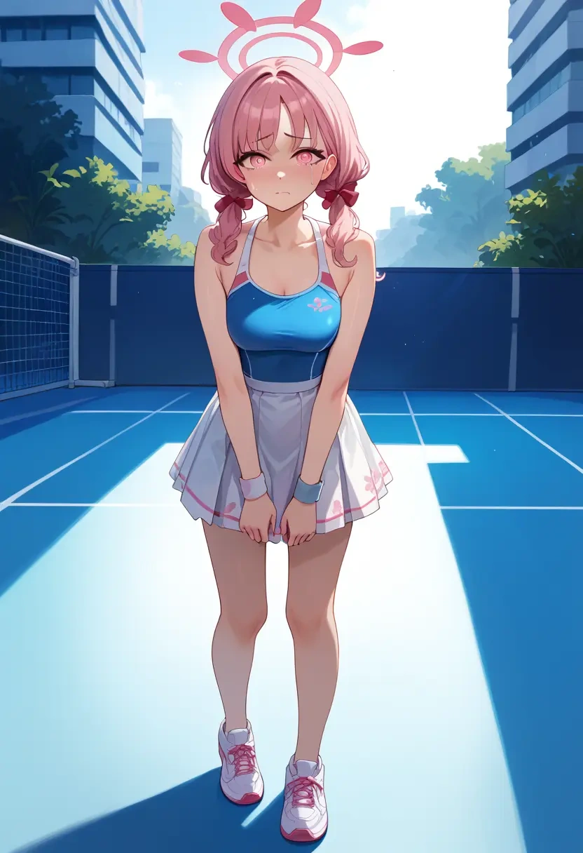 blue_archive,koharu_(swimsuit)_(blue_archive),tennis skirt  - 