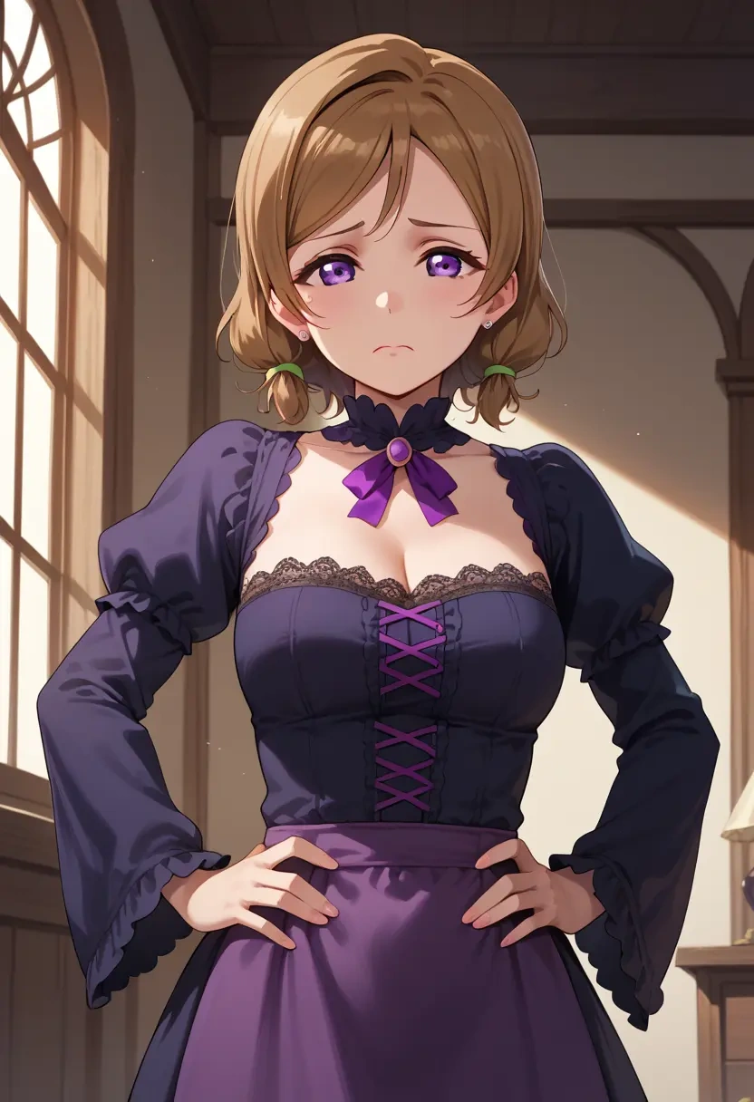 love_live!,koizumi_hanayo,witch blouse,asymmetrical skirt,striped stockings  - 