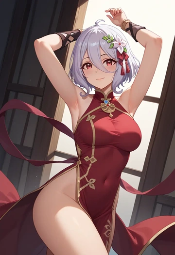 princess_connect!,kokkoro_(princess_connect!),qipao  - AI generated anime art