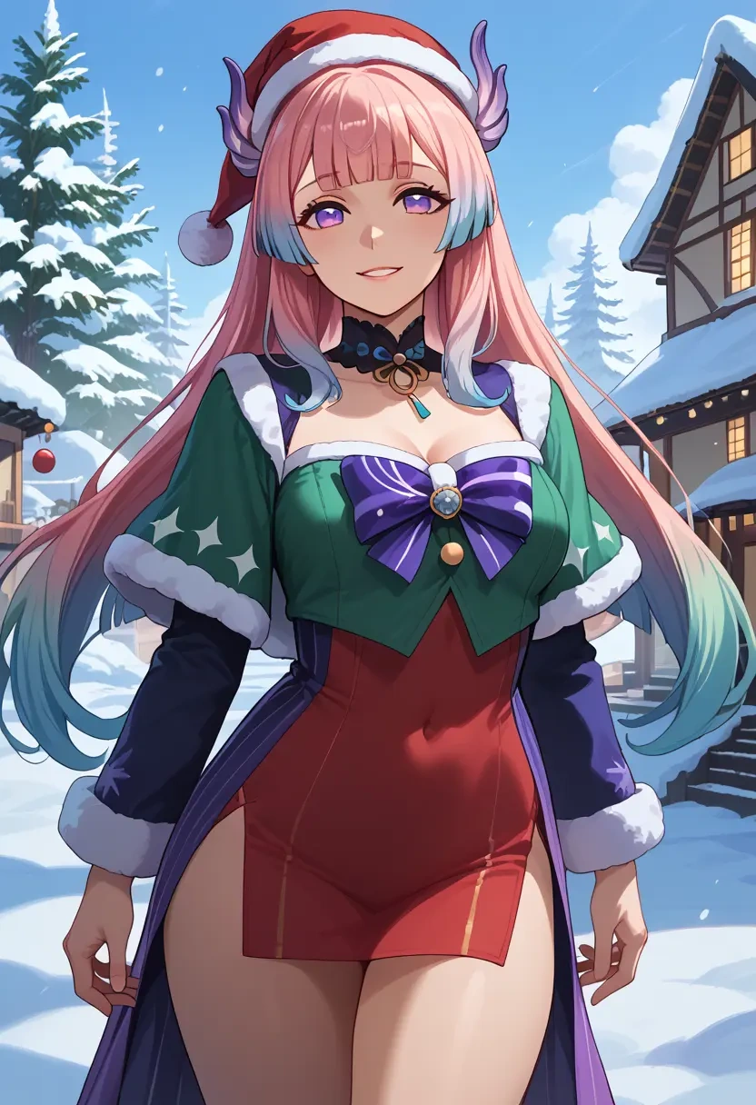 genshin impact,kokomi,Christmas,dress  - 