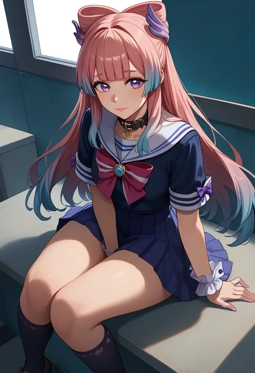 genshin impact,kokomi,sailor, uniform  - 