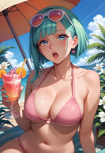 to_heart_(series),komaki_manaka,bikini  - AI generated anime art