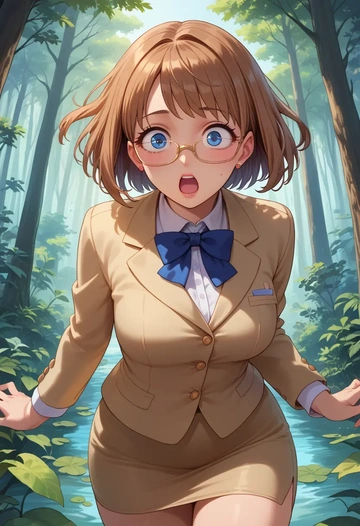 to_heart_(series),komaki_manaka,OL, glasses,  - AI generated anime art