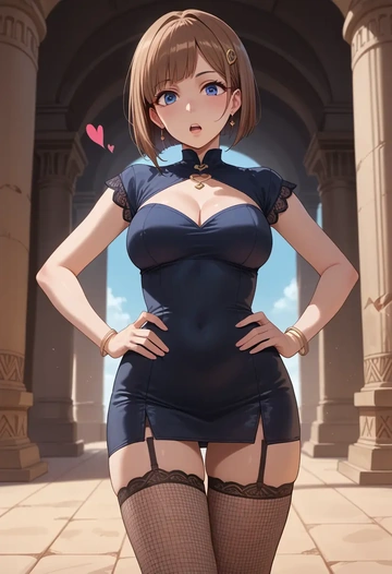 to_heart_(series),komaki_manaka,secretary,stockings,sexy, panties  - AI generated anime art