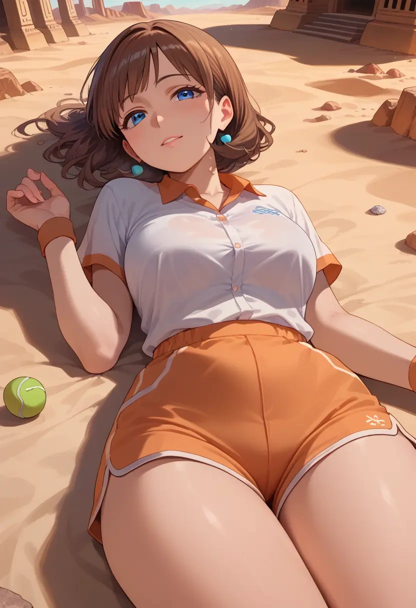 to_heart_(series),komaki_manaka,tennis polo,skort  - 