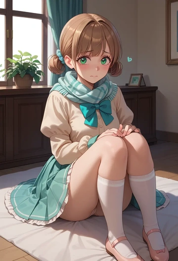 to_heart_(series),komaki_manaka,spring,student uniform,blouse  - AI generated anime art