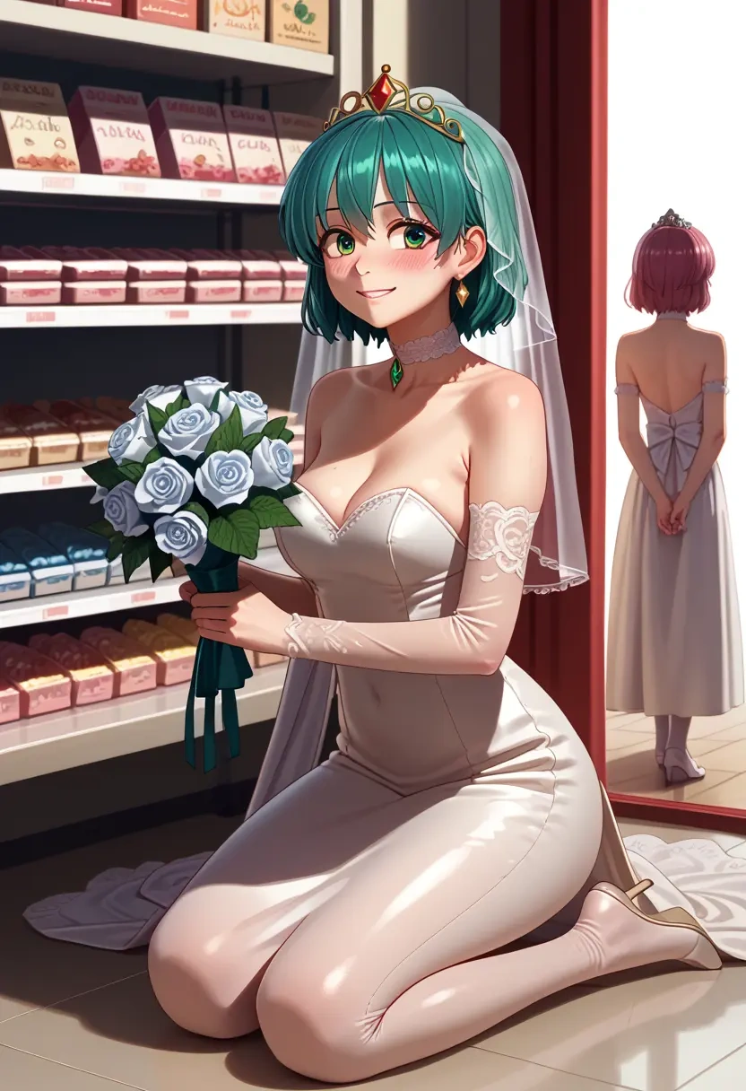 touhou,komano_aunn,wedding  - 