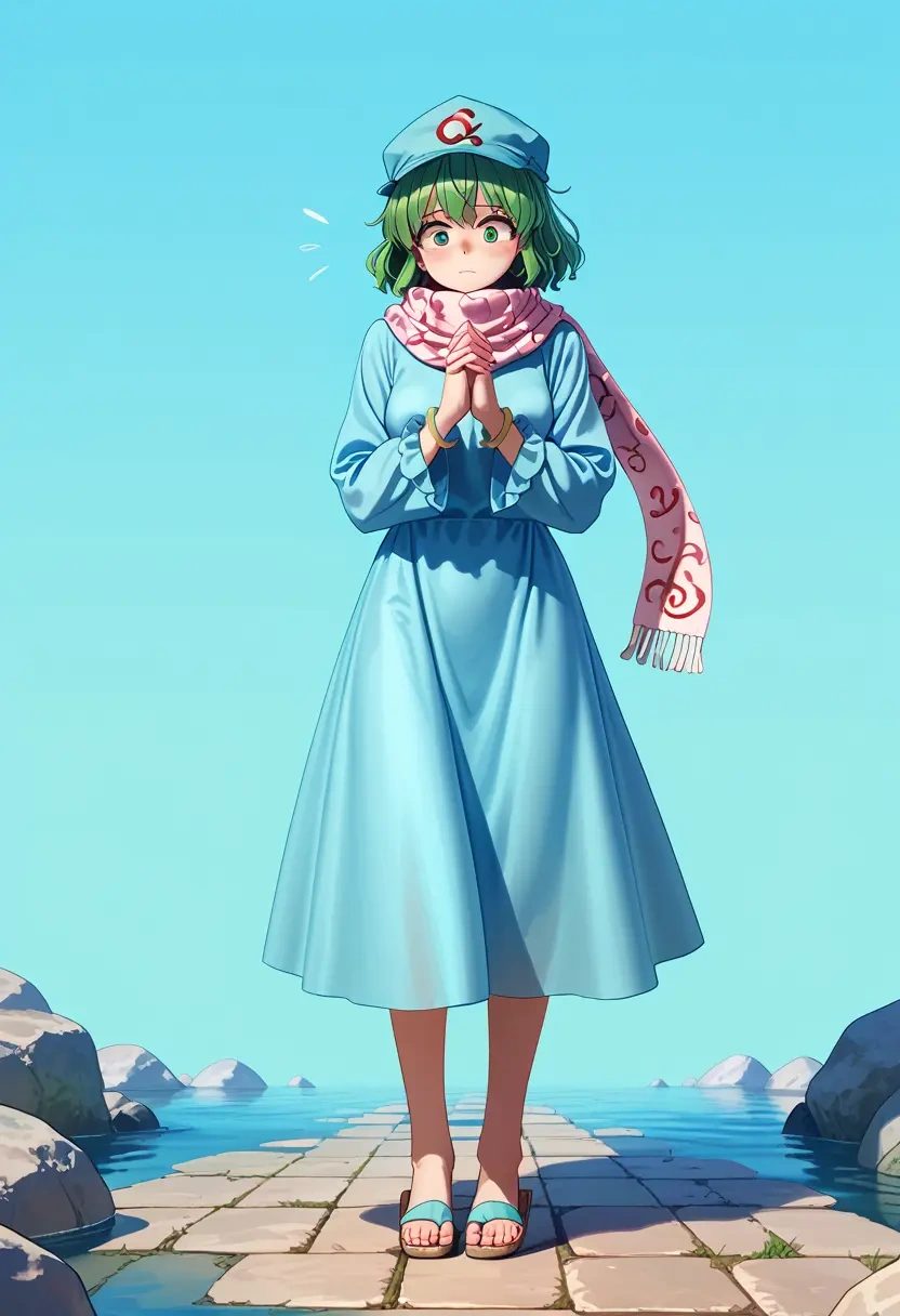 touhou,komano_aunn,spring,elegant woman,bodycon dress  - 