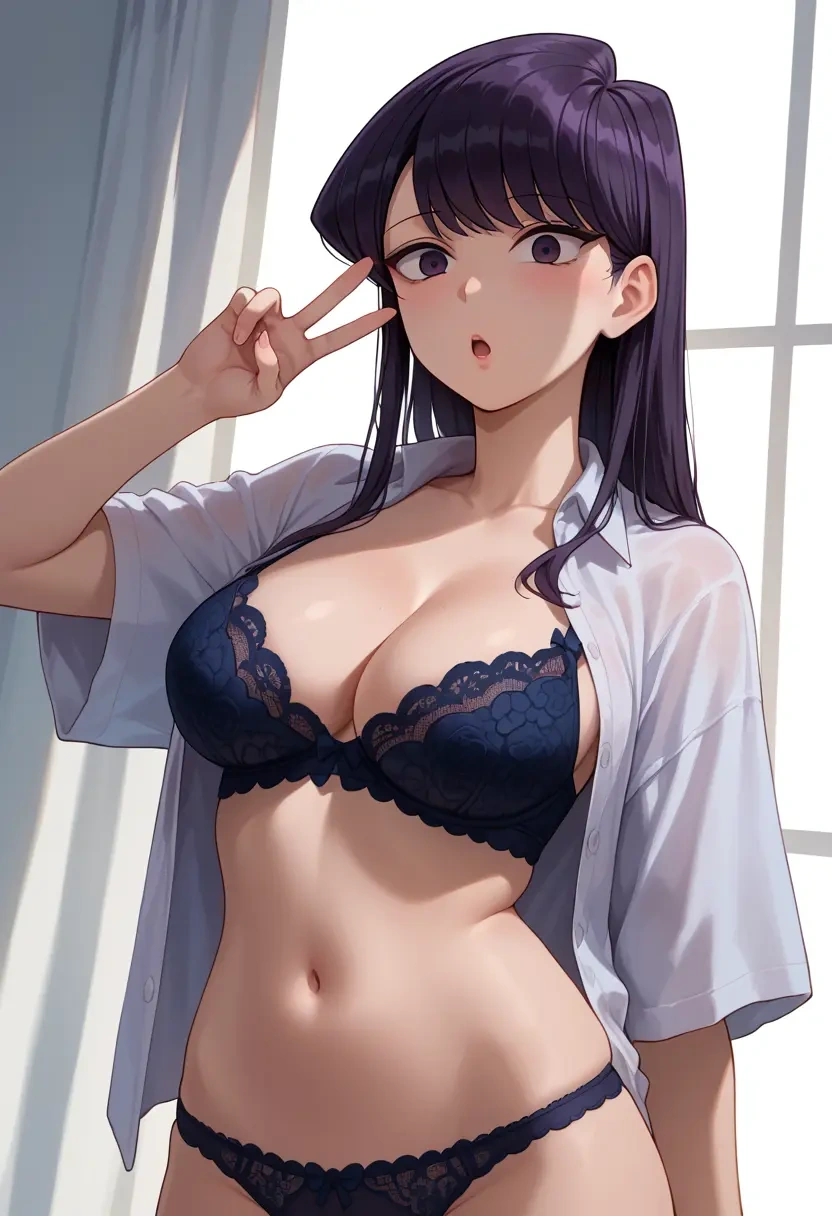 komi-san_wa_komyushou_desu,komi_shouko,lingerie,sexy  - 