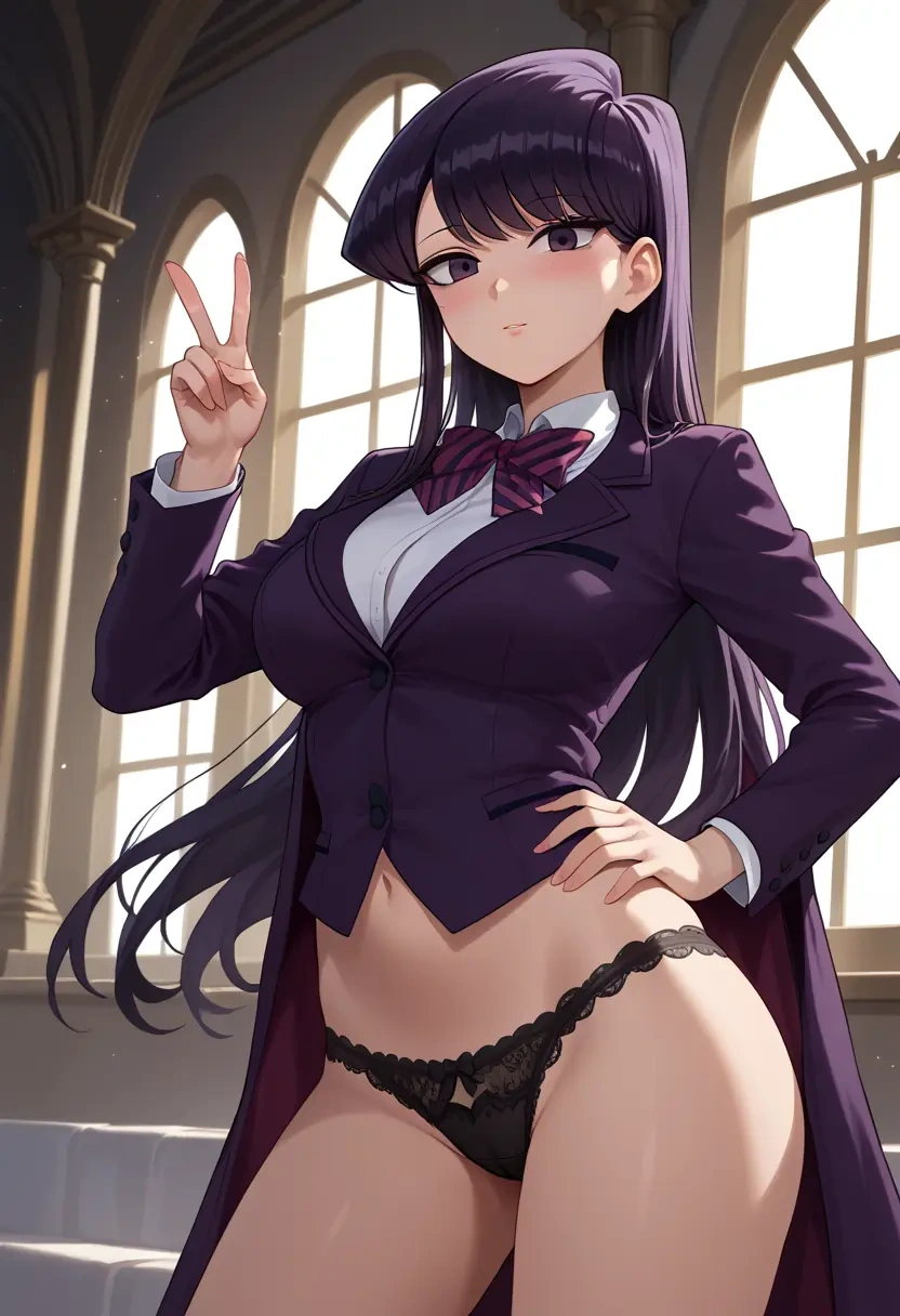 komi-san_wa_komyushou_desu,komi_shouko,lingerie  - 